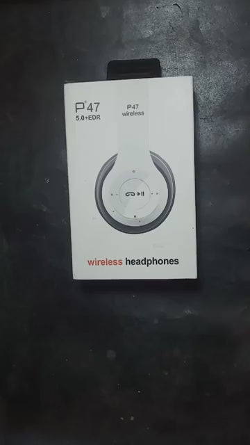 سماعة رأس ستيريو P47 5.0 بلوتوث قابلة للطي لاسلكية 