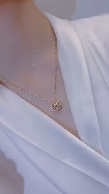 Women Necklace  Love Heart Pendant Choker Chain Necklace