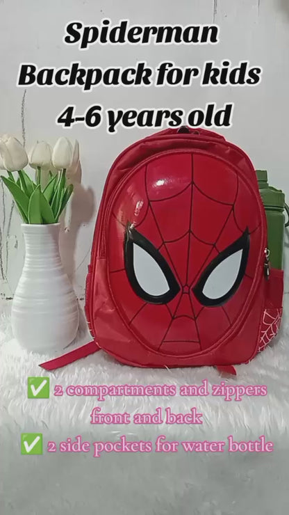 Marvel Backpack Spiderman Super Heroes Men's Backpack Children Boys Kindergarten Backpack Anime Cartoon 3D Stereo Girls Bag Kids