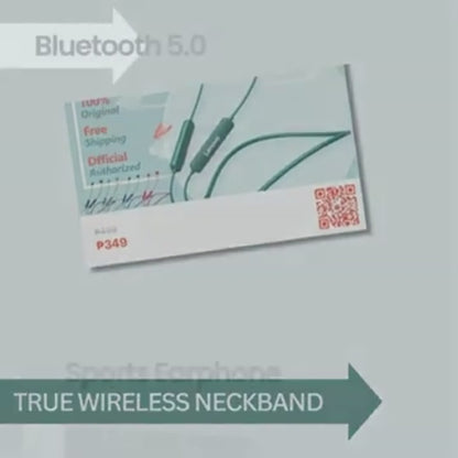 "Original Lenovo SH1 Bluetooth Earphone HIFI Sports Neckband"